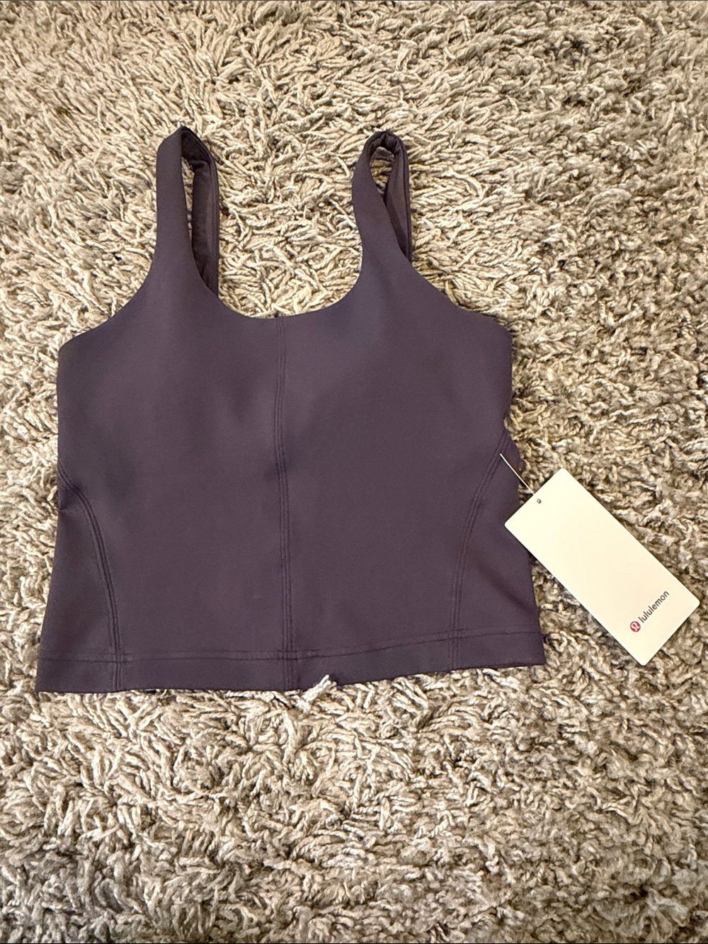 lululemon athletica Glow Up Tank — charcoal gray